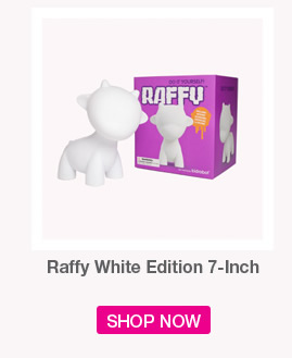 Raffy White Edition 7-inch.  Shop Now