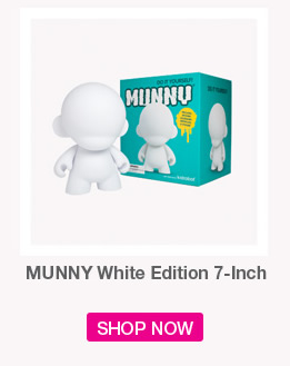 MUNNY White Edition 7-inch.  Shop Now