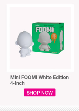 Mini FOOMI White Edition 4-inch.  Shop Now